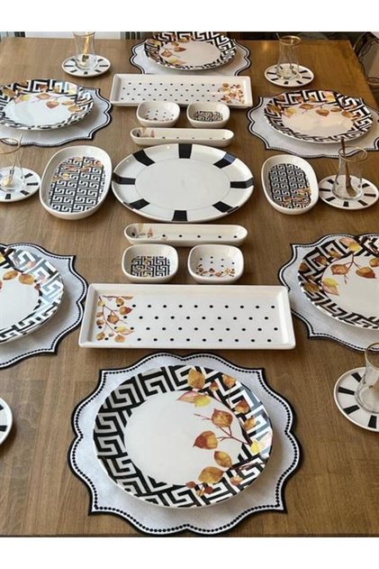 Breakfast Set Fall 41 Pieces for 6 Persons