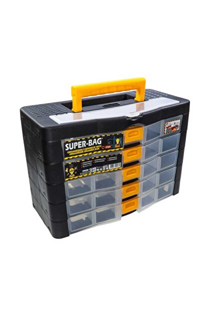 【中古】「未使用品」Die Dicke Bud Spencer Box Süper Bag Super Bag Monoblok Çekmeceli Organizer Vida Dübel Boncuk