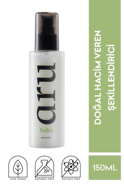 Suba İnce Cansız Saç Hacim Veren Şekillendirici Sprey 150 ml — Doğal Stilleyici Vegan Parabensiz Salon