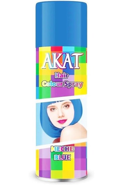 Gardi Renkli Saç Spreyi Geçici Boya 150 ml Mavi