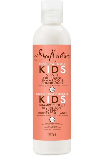 Coconut & Hibiscus Kids 2-In-1 Curl & Shine Shampoo & Conditioner 8 Oz