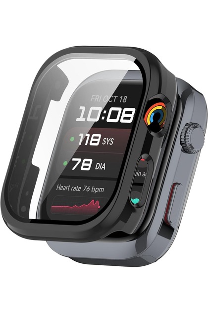 Huawei Watch D2 Uyumlu Kasa ve Ekran Koruyucu Tam Koruma Sert