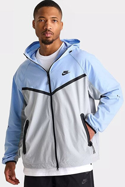 Nike Tech Woven Windrunner Full Zip Loose Fit Jacket Erkek Bol