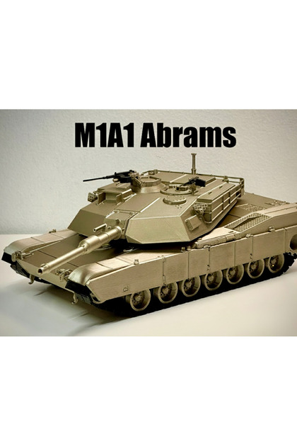 TAMIYA 1/35 US. M1A1 Abrams 120mm Gun Plastik Tank Maket Kiti