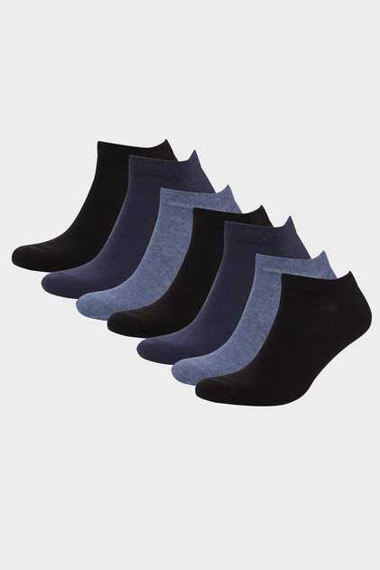 Men's 7-Pack Cotton Booties Socks F2151Axns