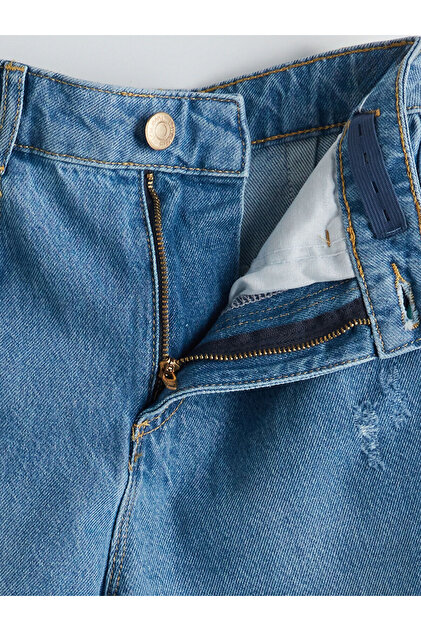 ♡ ページ（w44 w46） LC Waikiki Beli Ayarlanabilir Lastikli Kiz Cocuk Jean Pantolon