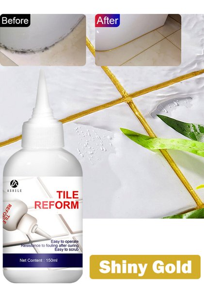 Tile Grout Paint Filler Tube Grout Caulk Sealant Glue Sealer Bathroom Shower Kitchen Ceramic Tile