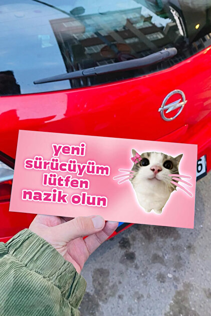 SARANG Hello Kitty Yeni Sürücüyüm Araba Magnet Aksesuar - Fiyatı
