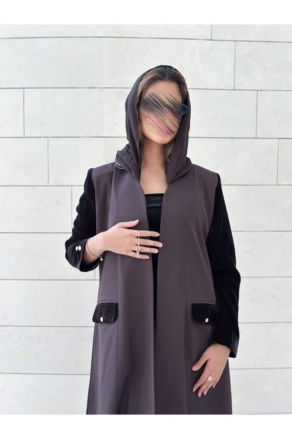 Blazer Abaya with Taffeta