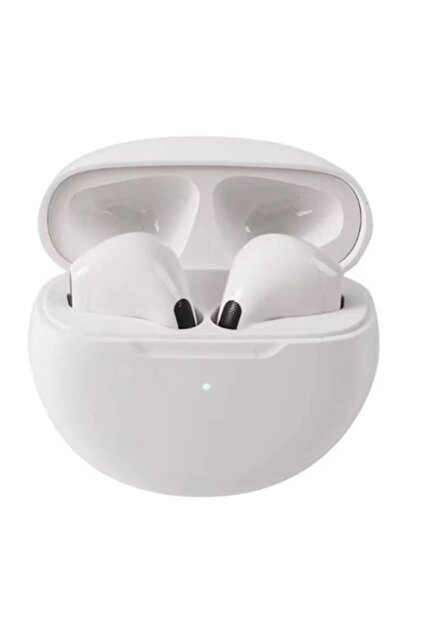 Căști Bluetooth fără fir, Pro 6, albe