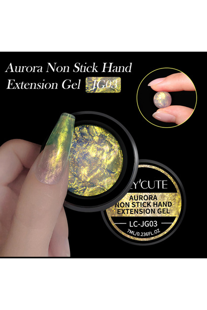 Aurora Solid Extension Nail Gel/Aura Işıltılı 3D Hamur Jel(JG03)-7ml