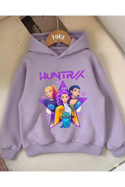 Young KPop Demon Hunters 3-Ply Thick Sweet Hoodie