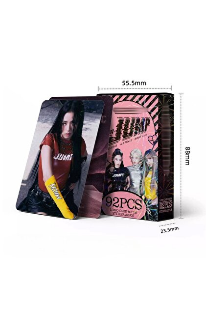 Kpop Dünyasi BLACKPINK '' Jump '' Çift Yön Baskılı Lomo Card Seti