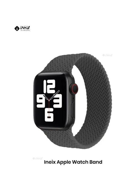 Braided Solo Loop Stretchable Replacement Strap For Apple Watch 38, 40 (145mm)