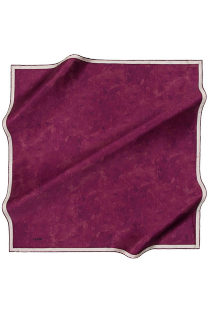 Cloud Pattern Sura Silk Scarf 7208701-394
