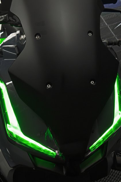 Green Color Headlight Film Sticker Decal for Arora Beatrix (Right and Left)