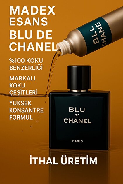 MADEX ESANS DE CHANEL PARFÜM ESANSI TAB KALİTE ERKEK İTHAL