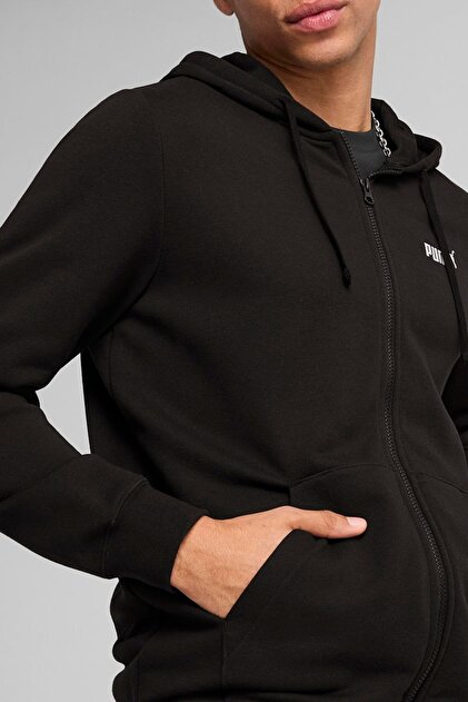 Puma Ess Full-Zip Hoodie Erkek Sweat 682588-01 - Fiyatı, Yorumları
