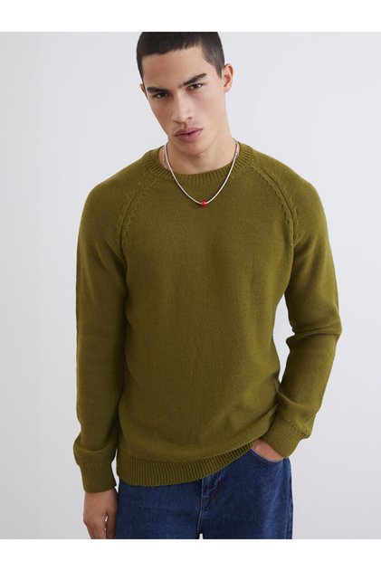 Timeless Clothing & Timeless Choices Zero Roba Collar Men's Knitwear Sweater