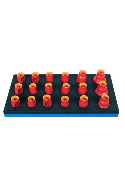 964VDE5 Set de capete chei tubulare izolate la 1000 V in modul SOS, DIM 8 - 32 / 18 piese - 621790