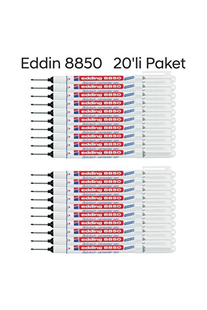 8850 Montaj İşaretleme ve Marangoz Kalemi 20'li Paket