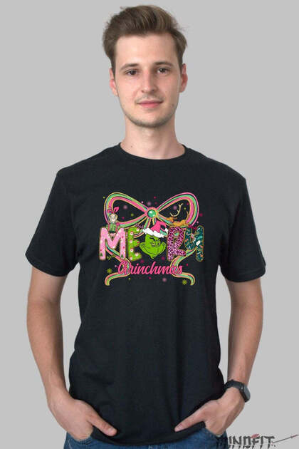 Tricou Pentru Craciun Merry Grinchmas Barbat