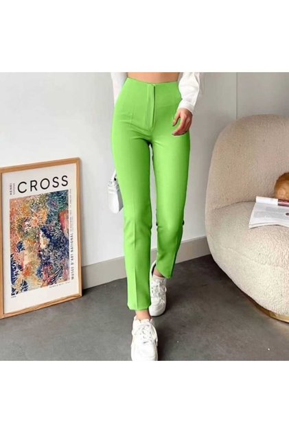 Pleated Waist Seated Recovery Button-Free Palazzo Pants