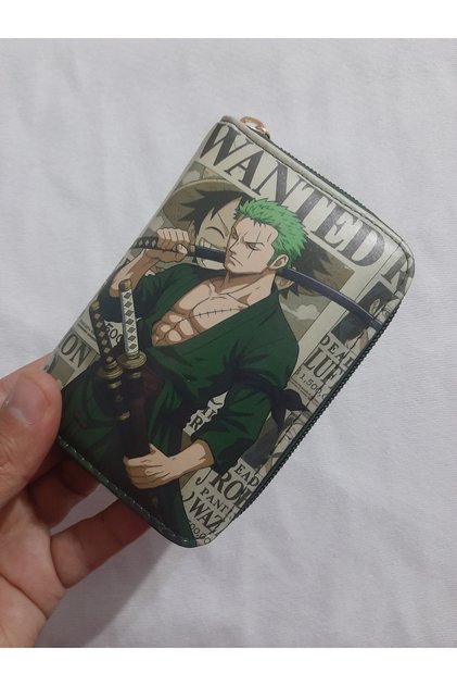 OWL BAG One piece zoro Desenli tasarım suni deri cüzdan