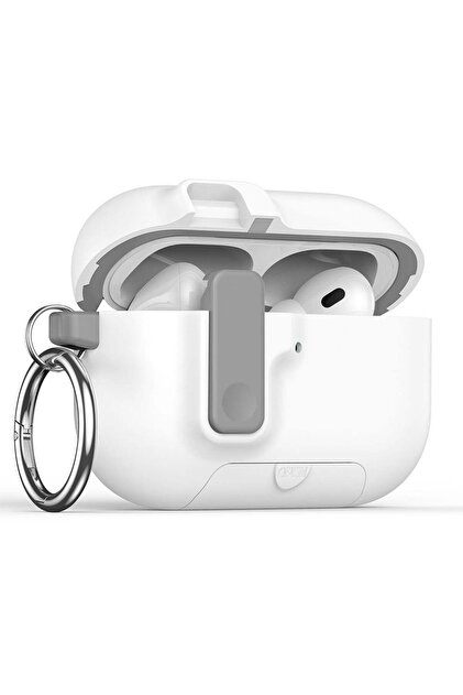 UnDePlus Apple Airpods Pro 3. Nesil ile uyumlu Kılıf Standlı