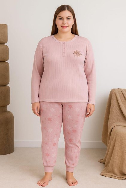 Women's Plus Size 0250 Report Pajama Set
