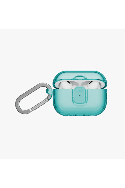 UNIQ Better By Design Airpods Pro 3 Kılıf Transparan Neon Görünüm