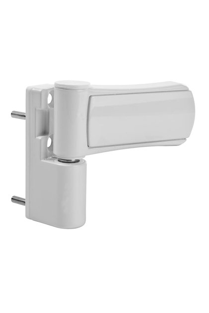 Μεντεσέδες 3D 105 mm, ρυθμιζόμενοι 3 κατευθύνσεων, πλαίσιο PVC, μέγιστο βάρος πόρτας 120 kg, λευκό