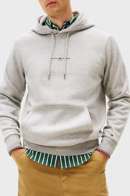 Pamuklu Regular Fit Logolu Kapüşon Yaka Sweat Erkek SWEAT MW0MW32673 P01