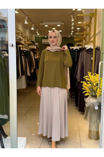 تنورة جرسية مرصعة بالياقوت 5468 حجر