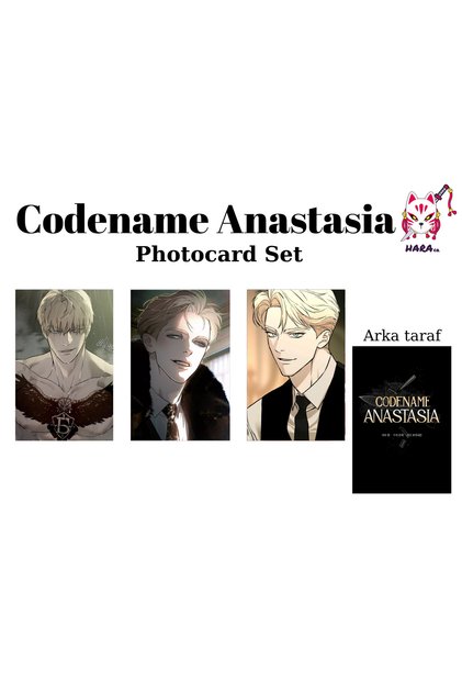 Codename Anastasia Zhenya Photocard Set / Collection Card V1 (3 Pieces)