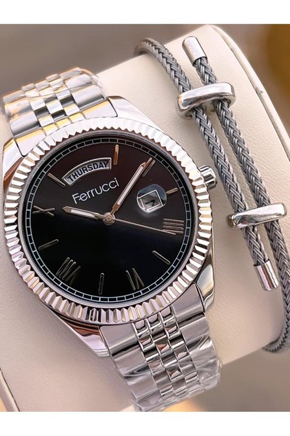Sports Men's Wristwatch J3623.5 with Calendar Dial Special for Engagement and Suits 2 Years Warranty