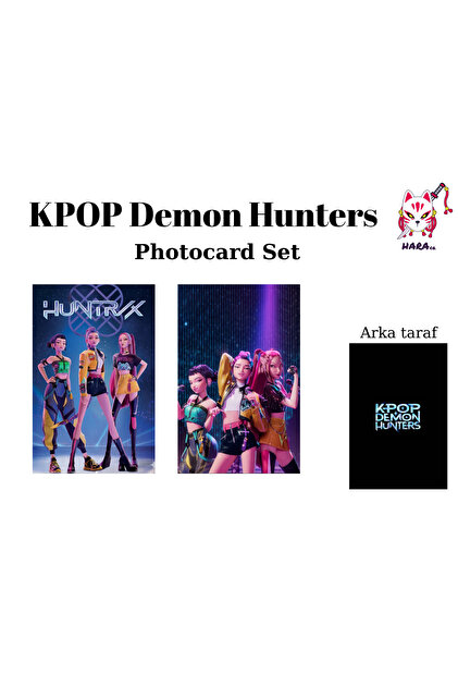 Hara Company KPOP Demon Hunters Animesi Huntrix Anime Photocard