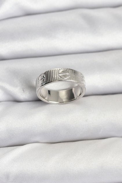 Silver Color Model Women's Ring - Ebj251115W38358