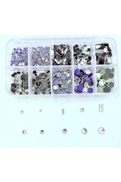 Mixed Size and Shape Dmc Hotfix Iron on Transfer Glass Stone
