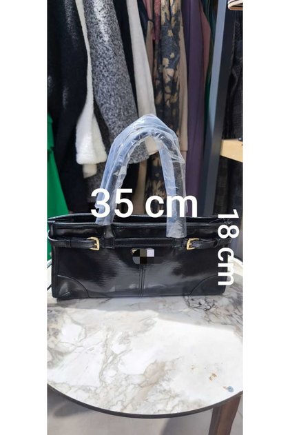 Asel Soft Patent Leather Women's Hand Shoulder Bag