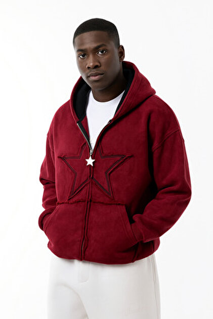 Gofeel Yıldız Detaylı Unisex Premium Zip Hoodie - Fiyatı, Yorumları Gofeel Yıldız Detaylı Unisex Premium Zip Hoodie - Fiyatı, Yorumları