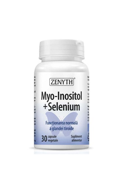 Mio-inozitol + seleniu, 30 capsule vegetariene, Zenyth