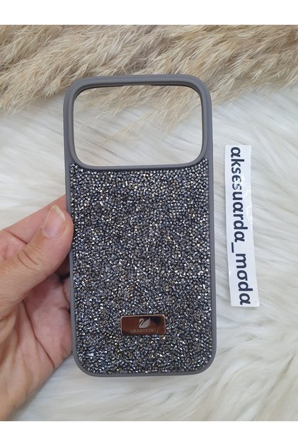iPhone 17 Pro Compatible Swarovski Stone Luxury Branded Case