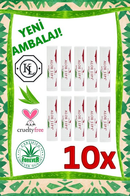Forever Aloe Lips Lip Care and Moisturizer -10Pieces