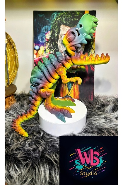 Eklemli XL Boy İskelet Dinazor Trex Oyuncak | Hareketli Parçalar | 30 Cm Uzunlukta