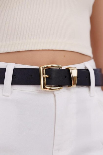 Gold Buckle Women's Belt, Jacket Belt, Trouser Belt,
