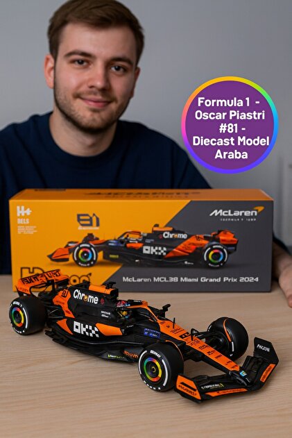 TOYFEST 1:24 Bburago McLaren MCL38 Oscar Piastri #81 – Formula 1
