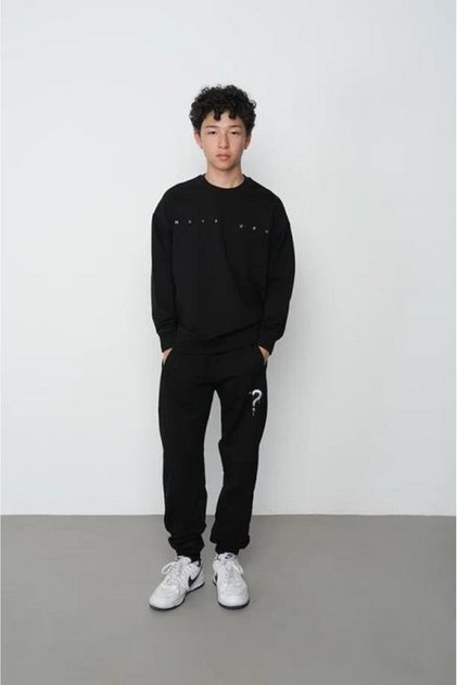 Boy's Two Thread Anything Bask Suit Black 8135