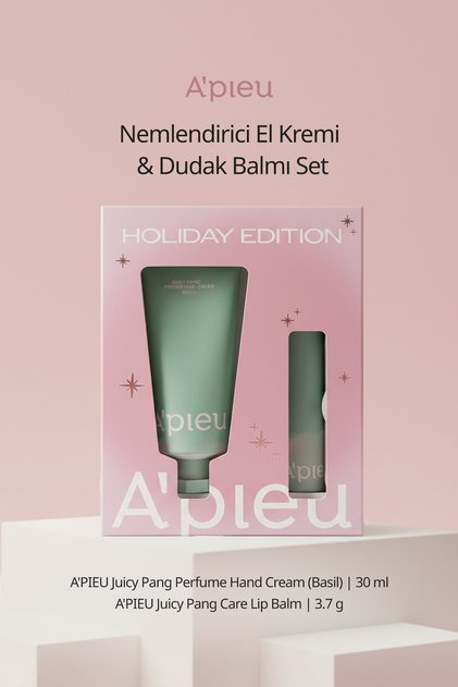 Missha Nemlendirici El Kremi & Dudak Balmı Set APIEU Juicy-Pang