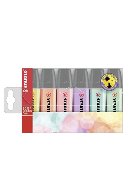Textmarker Boss Original Pastel 6 culori/set